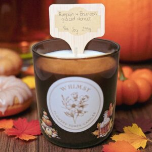 Pumpkin & Bourbon Glazed Donut Candle